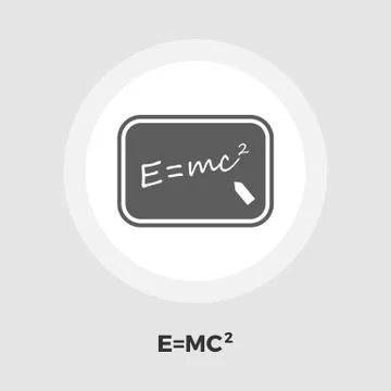 Physics flat icon Stock Illustration