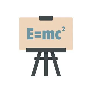 Physics formula icon flat isolated イラスト素材