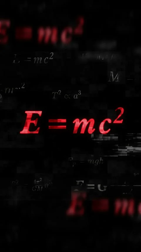 Physics formulas symbol seamless loop vertical 스톡 동영상 330392505