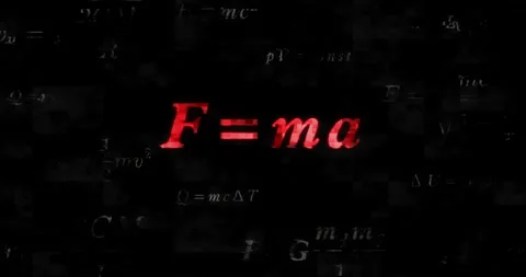 Physics formulas symbol seamless loop 스톡 동영상 330392572