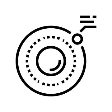 Physics hydrogen line icon vector illustration Illustrazione stock