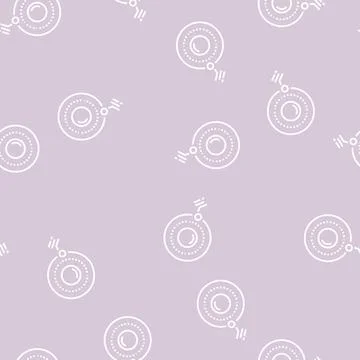 Physics hydrogen line seamless pattern Stock Illustration