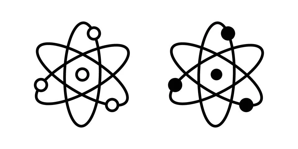 Physics icon concept. best for web design Stock Illustration