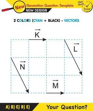 Physics Lecture Notes - the subject of vectors Stock Illustration