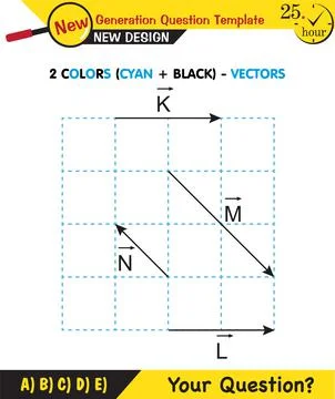 Physics Lecture Notes - the subject of vectors Stock Illustration