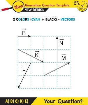 Physics Lecture Notes - the subject of vectors Stock Illustration