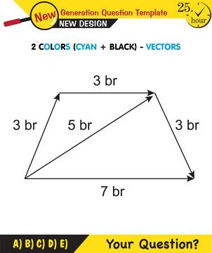 Physics Lecture Notes - the subject of vectors Stock Illustration