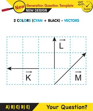 Physics Lecture Notes - the subject of vectors Stock Illustration