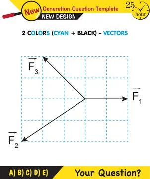 Physics Lecture Notes - the subject of vectors Stock Illustration