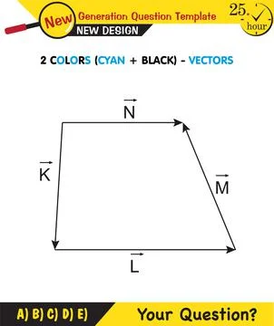 Physics Lecture Notes - the subject of vectors Stock Illustration