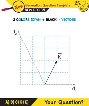 Physics Lecture Notes - the subject of vectors Stock Illustration