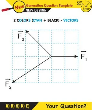 Physics Lecture Notes - the subject of vectors Stock Illustration