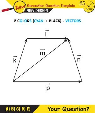 Physics Lecture Notes - the subject of vectors Stock Illustration