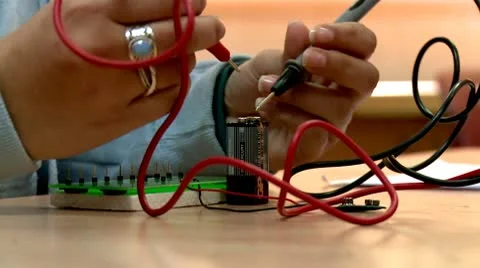 Physics Lesson. Video stock 9598229