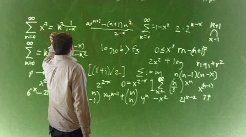 Physics math confusion confused Stock Footage 35012161