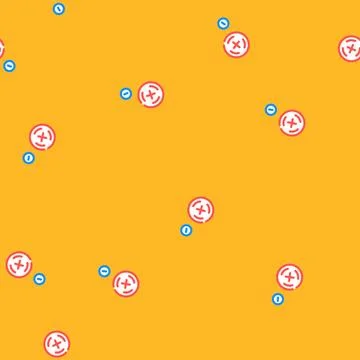 Physics molecular structure vector seamless pattern イラスト素材