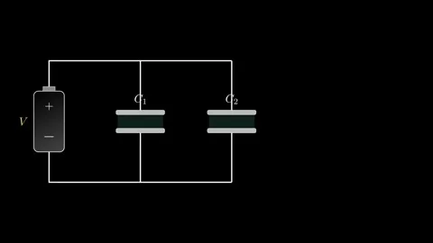 The Physics of Parallel Capacitors Stock-Footage 337180472