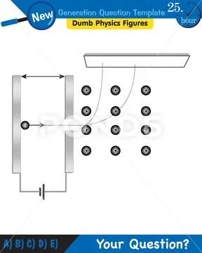 Physics, parallel plate capacitor in circuit, Capacitors, circuit ...