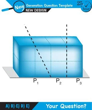 Physics - pressure of solids Stock Illustration
