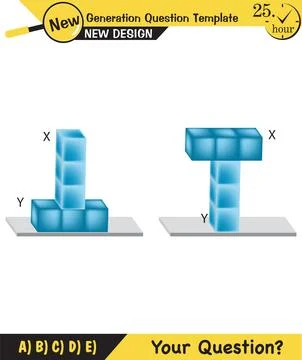 Physics - pressure of solids Stock Illustration