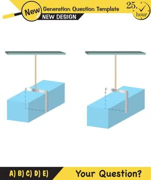 Physics - pressure of solids イラスト素材