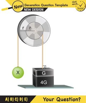 Physics - pressure of solids Stock Illustration