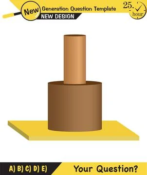 Physics - pressure of solids Illustrazione stock