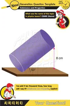 Physics - pressure of solids Stock Illustration