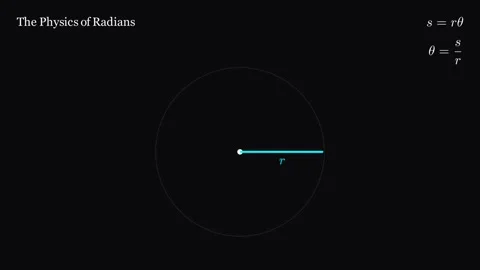 The physics of radians 스톡 동영상 335190781