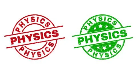 PHYSICS Round Seals Using Unclean Surface Stock Illustration