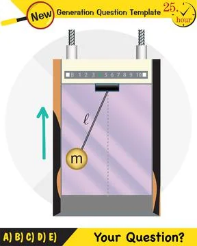 Physics, simple harmonic motion Stock Illustration