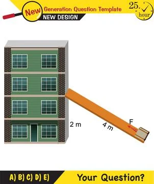 Physics, simple machines Illustrazione stock