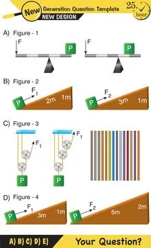 Physics, simple machines Stock Illustration