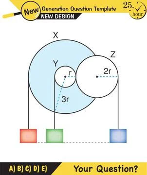 Physics, simple machines Stock Illustration