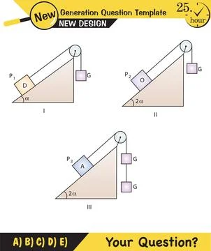Physics, simple machines Stock Illustration