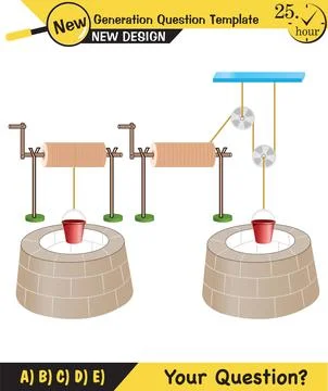 Physics, simple machines Stock Illustration