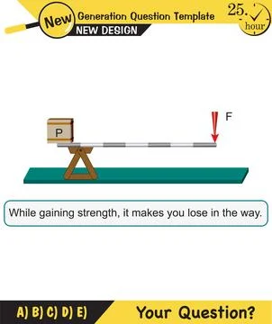 Physics, simple machines Stock Illustration