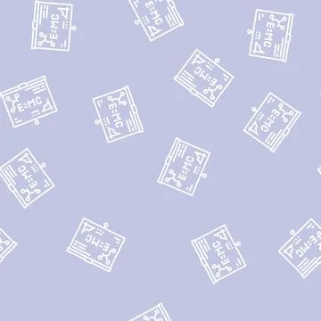 Physics studying line seamless pattern 스톡 일러스트