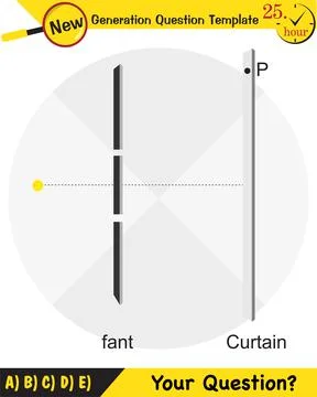 Physics testing, Young’s Interference Stock Illustration