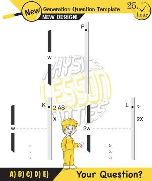 Physics testing, Young’s Interference Stock Illustration