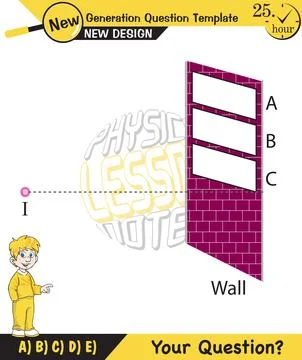 Physics testing, Young’s Interference Illustrazione stock