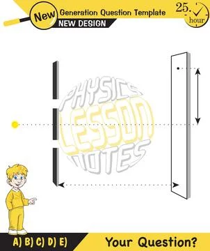 Physics testing, Young’s Interference Stock Illustration