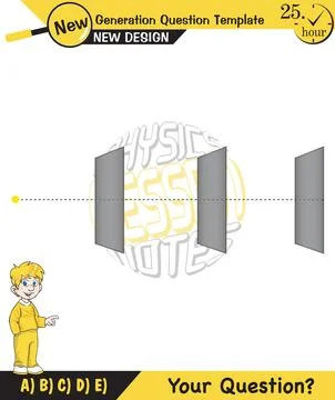 Physics testing, Young’s Interference Stock Illustration