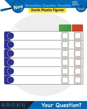 Physics, text template Stock Illustration