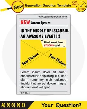 Physics, text template Stock Illustration