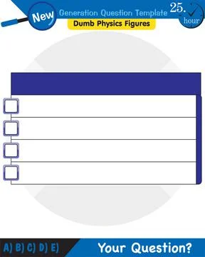 Physics, text template Stock Illustration