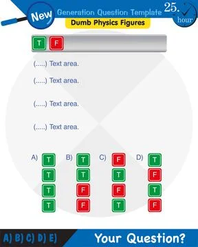 Physics, text template Stock Illustration