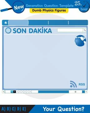 Physics, text template Stock Illustration