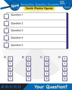 Physics, text template Stock Illustration