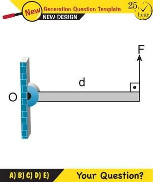 Physics, torque Stock Illustration